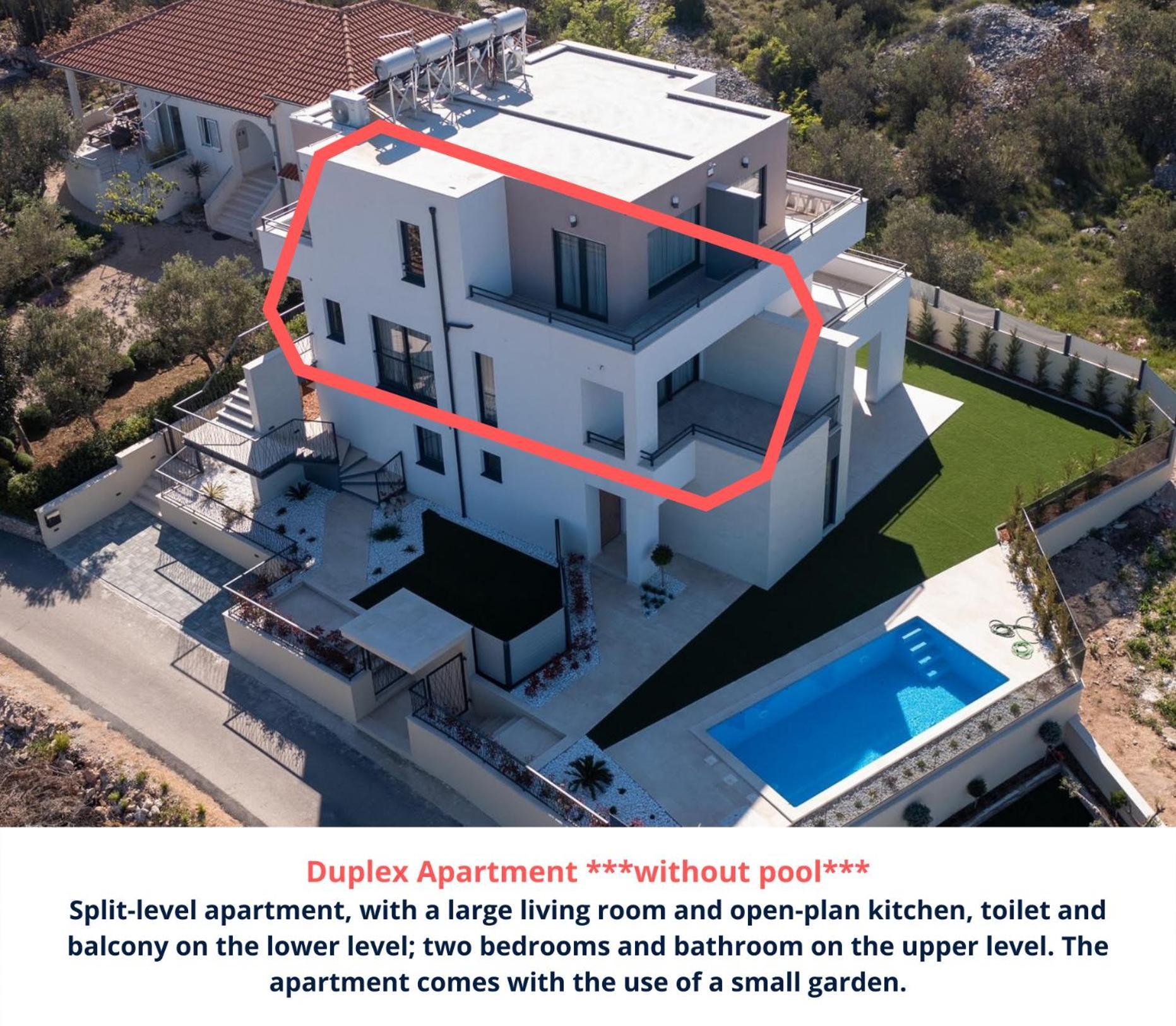 Villa Magna Luxury Apartments Murter Rom bilde