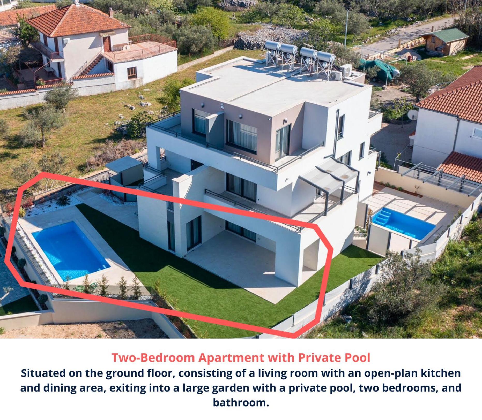 Villa Magna Luxury Apartments Murter Eksteriør bilde